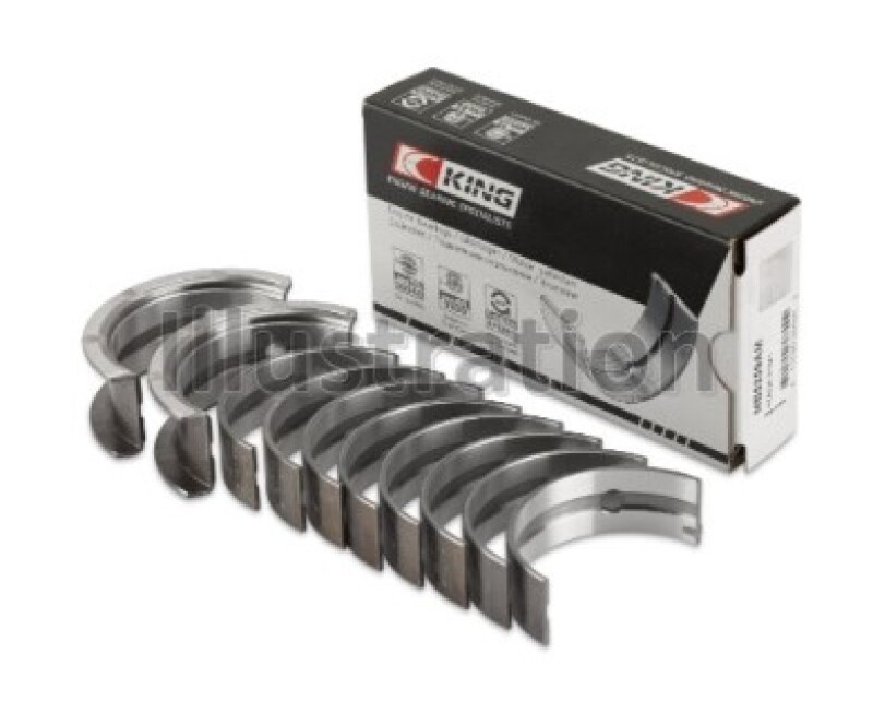 Jeep 148 DOHC 16V Engine Bearings - King Engine Bearings - Size +0.5mm, Bi-metal Aluminum Material - `03-`09